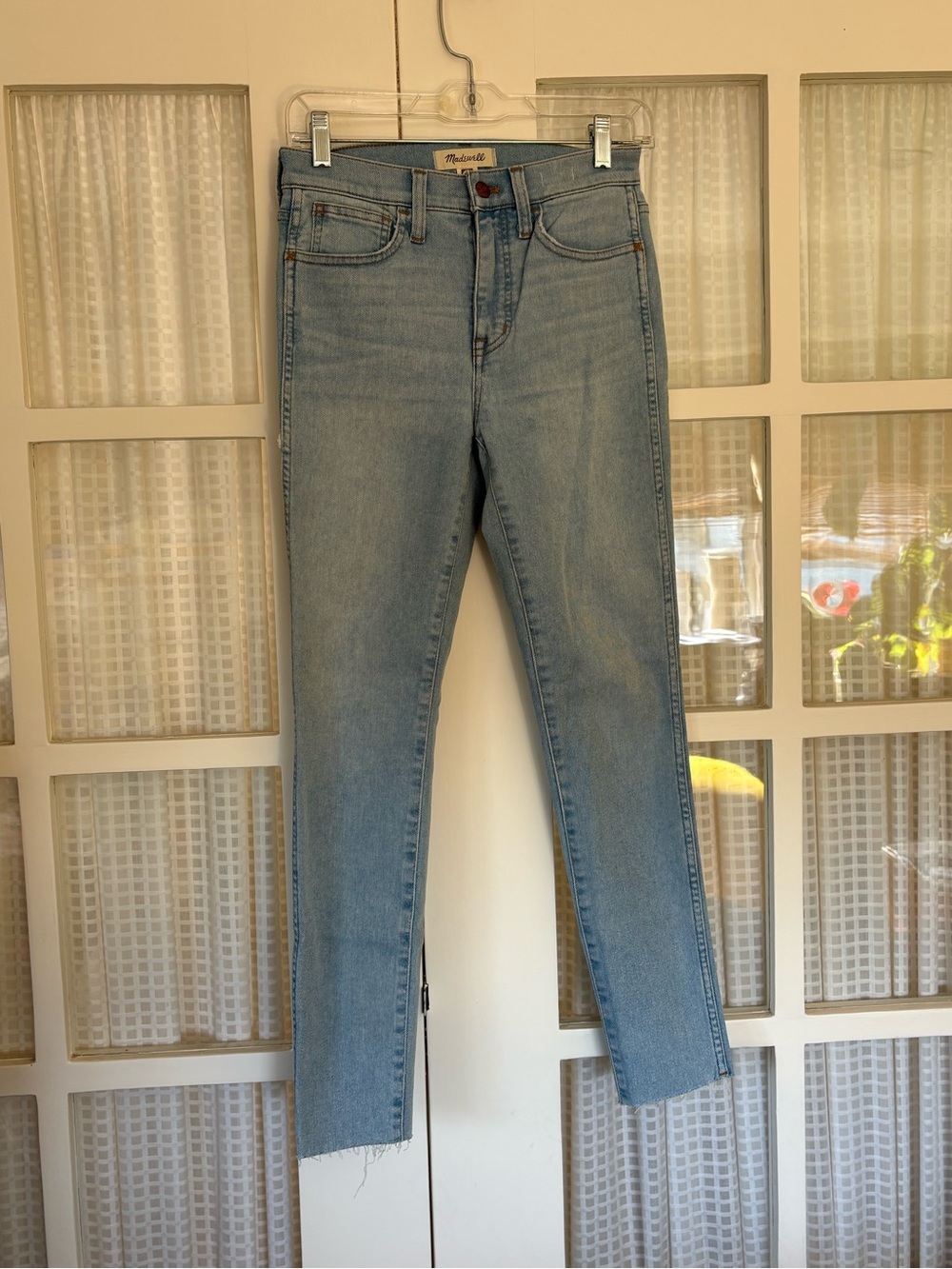Madewell Classic Light Wash High-Rise Skinny Jeans